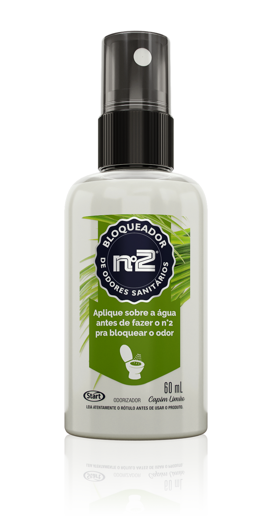 Imagem do produto Bloqueador de Odor Sanitário N°2 Capim Limão START 60ml